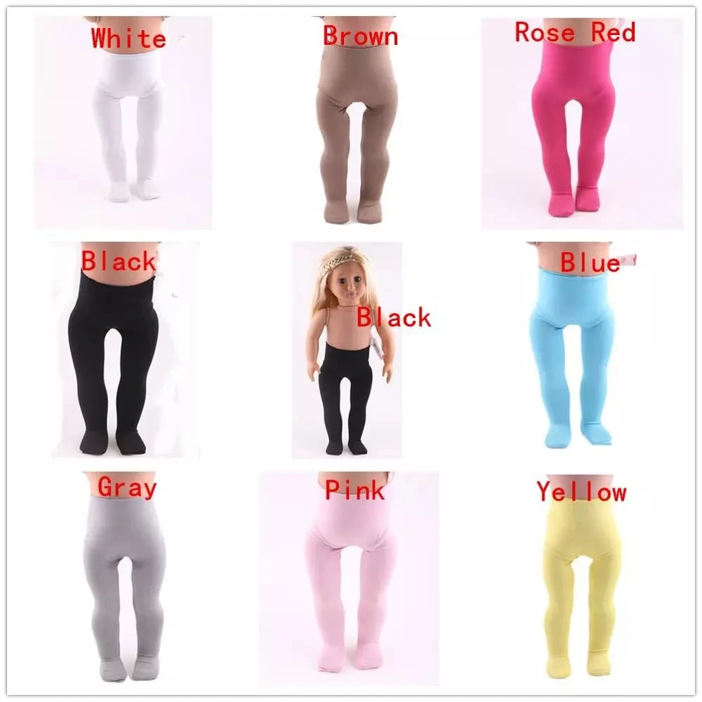 

18 Inch Girl Boy 43Cm Baby Doll Birth Doll Clothing Accessories Our Generation Children's Toys Artificial Tights
