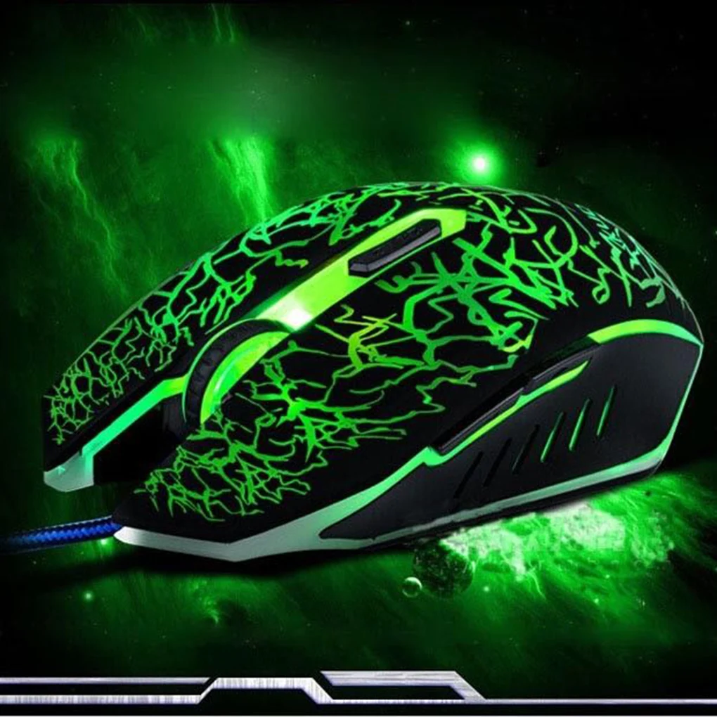 

4000DPI Gamers Luminouse Mice 6 Buttons LED Wired USB Optical Gaming Computer Laptop Mouse