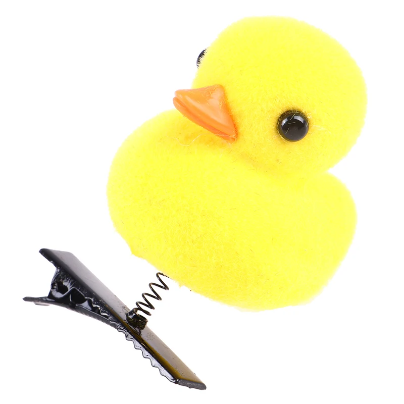 

Little Yellow Duck Hairpin Hairpin For Children Gift Funny Christmas Gift Three-dimensional Duck Headgear