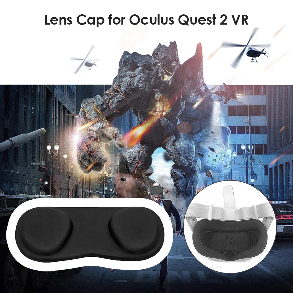Dustproof Anti-Scratch Lens Protective Cover for Oculus Quest 2 Accessories Dustproof Anti-Scratch Washable Lens Protective Cap