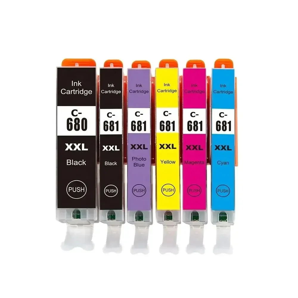 PGI 680 CLI 681 XXL 680XL 681XL PGI680 CLI681 PGI-680 CLI-681 Совместимый картридж для принтера Canon Pixma TR7660