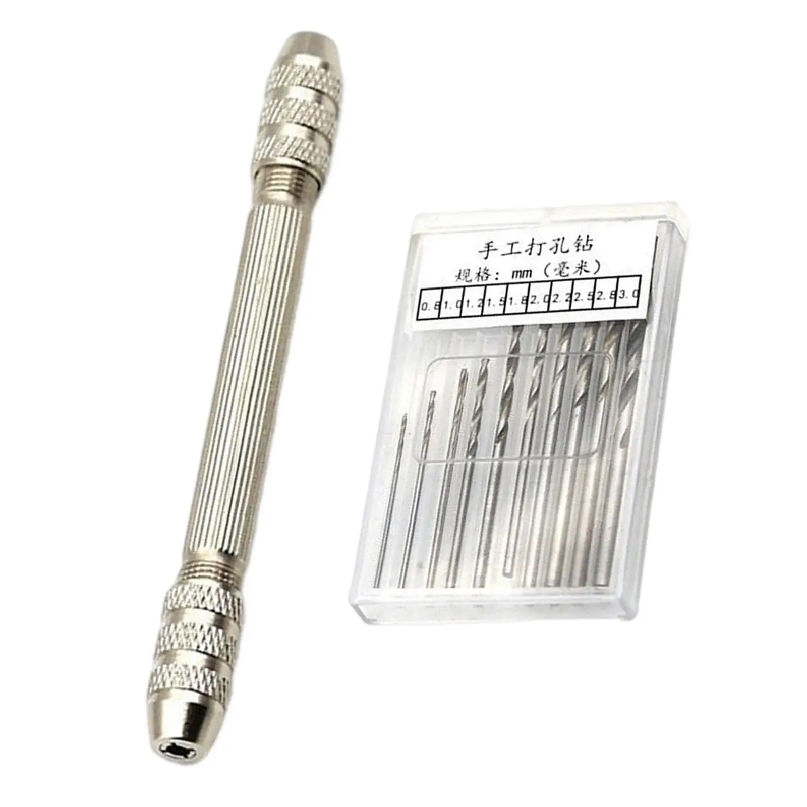 

Hand Drill Resin Drill with 10x Drill Bit Woodworking Hand Drill Manual Wire Twisting Tools Hand Twist Drill for Necklace