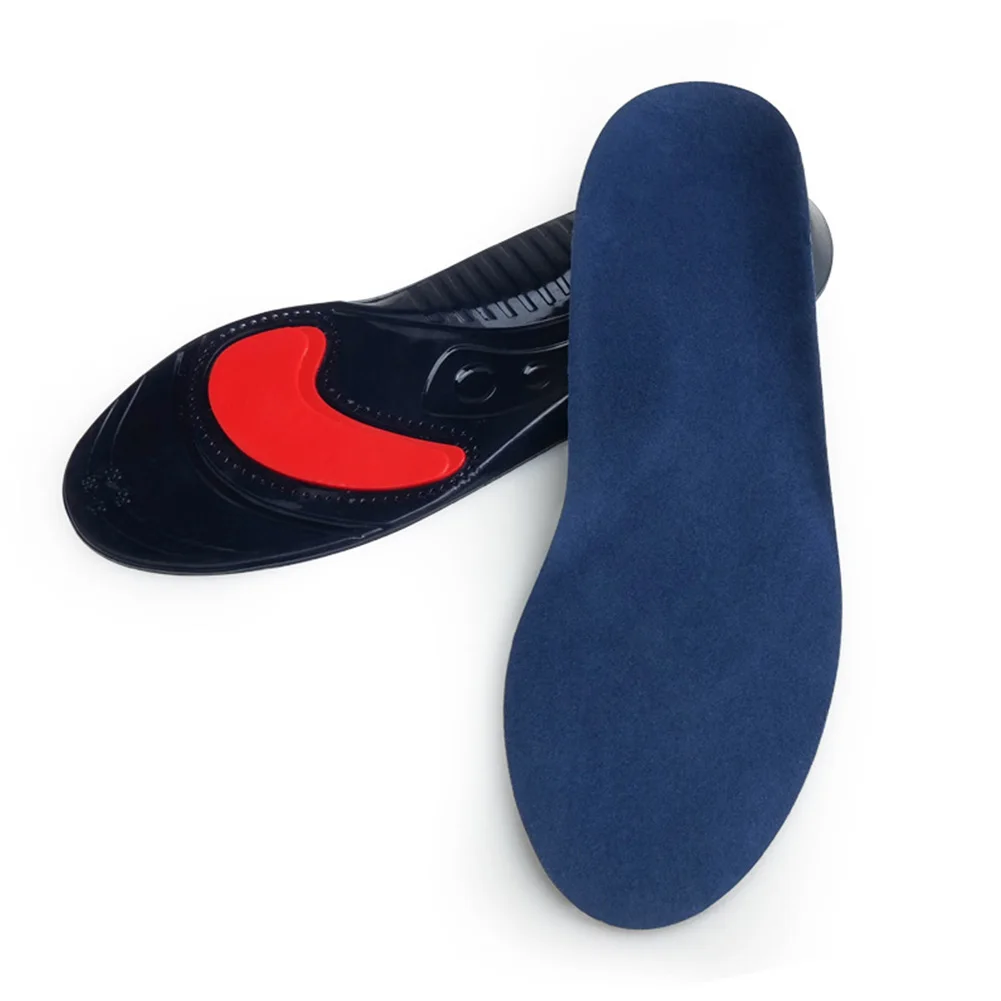 

1 Pair Insoles Stretch Fabric Comfort Lightweight Soft PU Shock Absorption Men Women Full Length Shoes Accessories Reusable