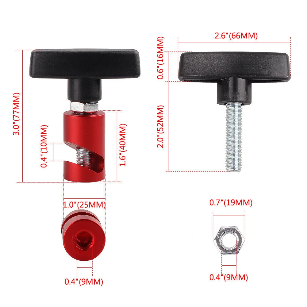 

2PCS Car Engine Hood Lift Rod Support Clamp Shock Prop Strut Stopper Retainer Tool Accessories Absorber Lift Support Clamp