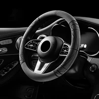 alcantara auto steering wheel coveruniversal size outer diameter 14 5 15in37 38cm anti slip universal auto steering wheel