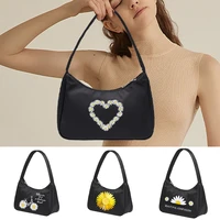 2022 new underarm bags women handbags zipper shoulder pouch all match youth commute organizer bags clutch daisy pattern