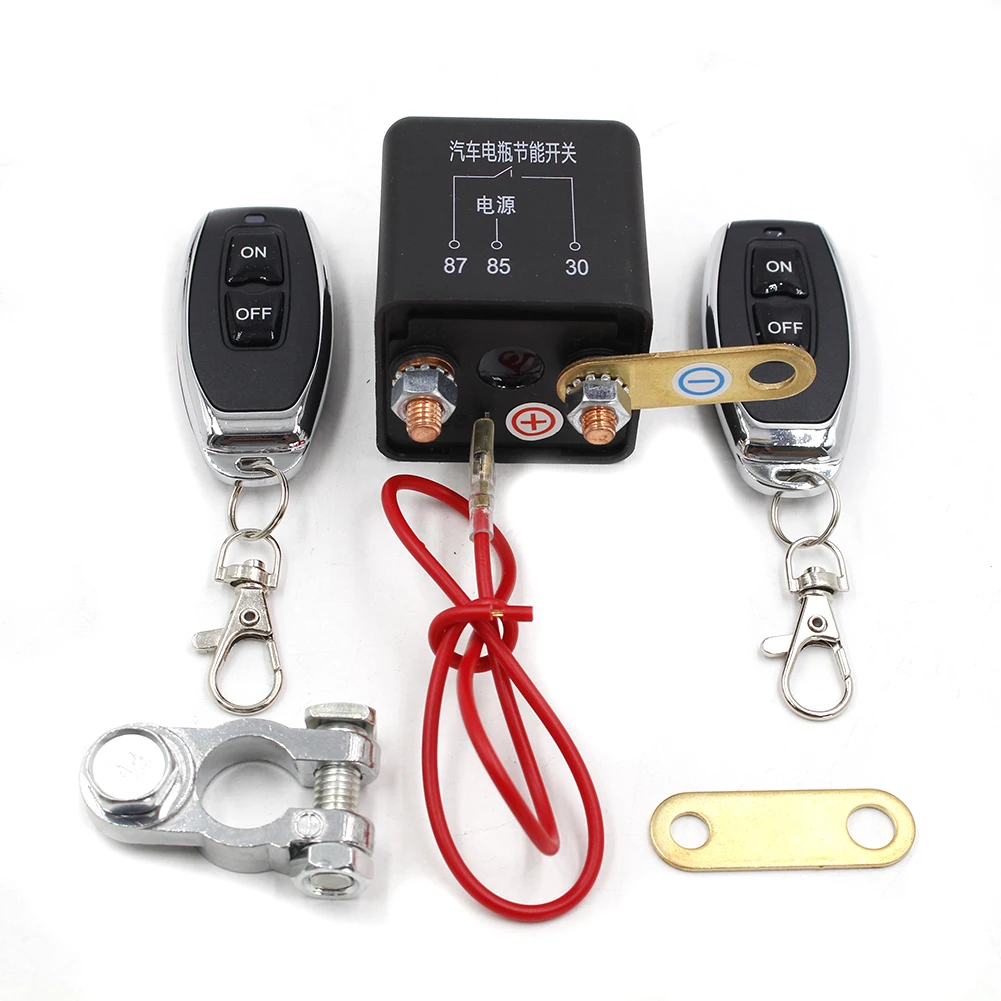 

Remote Control Car Power Breaker Wireless Control Power Off Switch Protect Battery Engine Portable Remote Control Switch