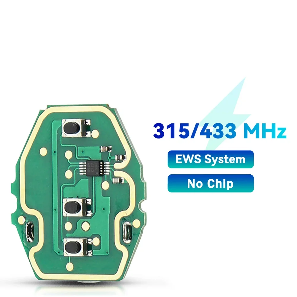 

KEYYOU EWS система ID44 чип для BMW E38 E39 E46 X3 X5 Z3 Z4 1/3/5/7 серии 315/433 МГц БЕСКЛЮЧЕВОЙ с батареей дистанционный Автомобильный ключ