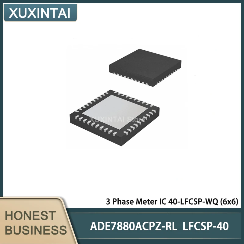 10Pcs/Lot  ADE7880ACPZ-RL ADE7880ACPZ  3 Phase Meter IC 40-LFCSP-WQ (6x6)