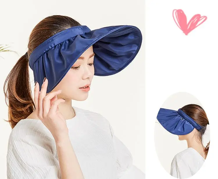 Shell Cap Shading Sun anti-ultraviolet Outdoor Sun Big Brim Beach Cap Hat Female Summer Sun Hat Free Shipping