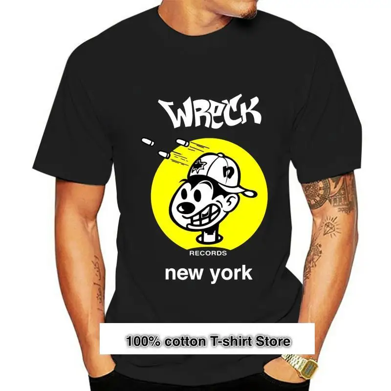 

Camiseta de manga corta con estampado de Nueva york, ropa de cuello redondo, talla S-3XL