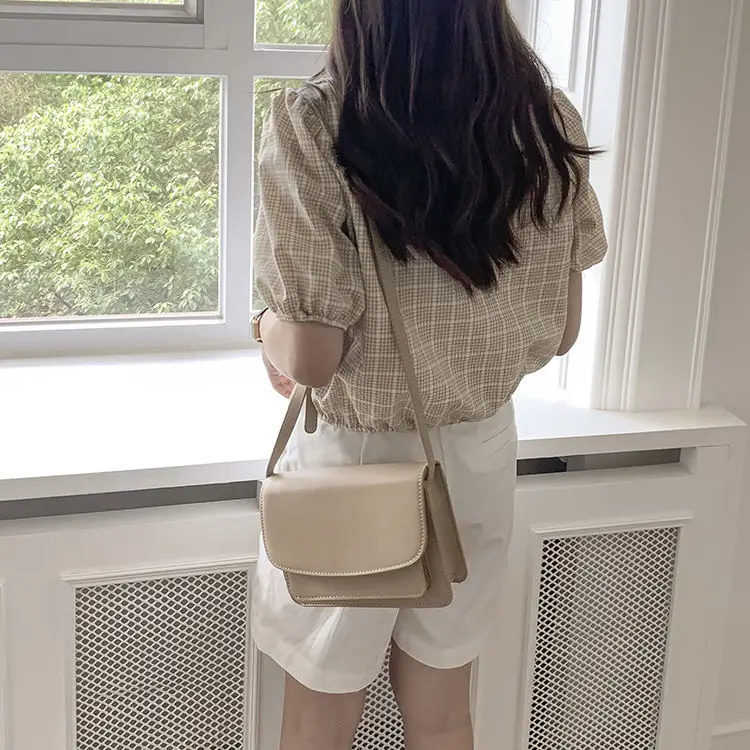 Fashion Luxury Brand Women Messenger Bag Pu Soft Leather New High Quality Solid Color Casual Simple Versatile Women Shoulder Bag