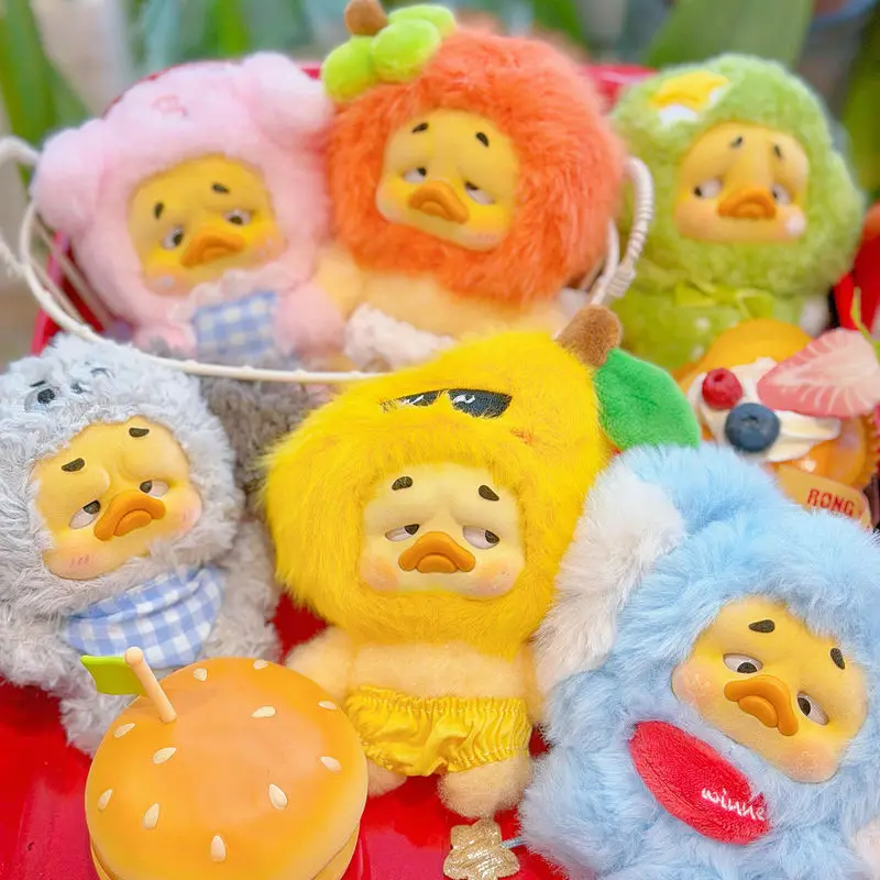 Фото Оригинальная мини-фигурка Upset Duck из серии Duck Wish List, виниловая загадочная коробка-сюрприз, аниме-фигурка, подвеска для сумки, брелок, подарок №2