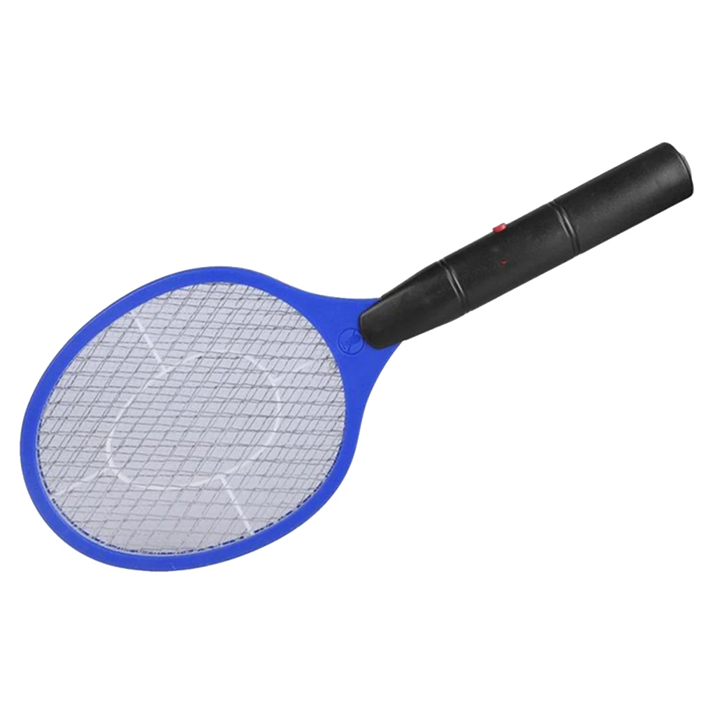 

Summer Triple Nets House Attery Power Electric Fly Swatter Electric Pest Repeller Bug Zapper Racket Wireless Long Handle