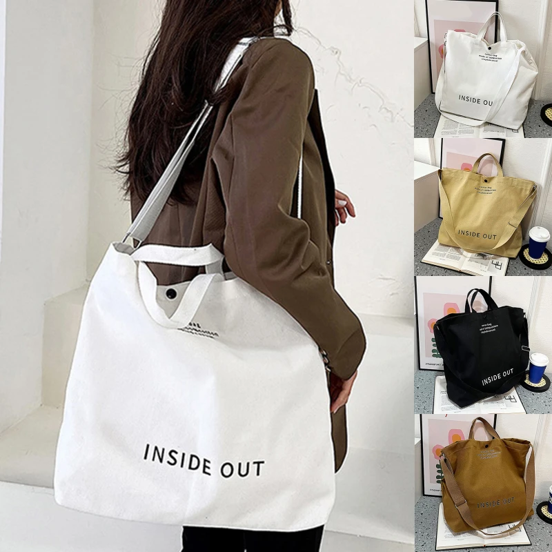 

Women Canvas Tote Handbags Casual Shoulder Work Bag Crossbody Top Handle Bag Cross-body Handbags