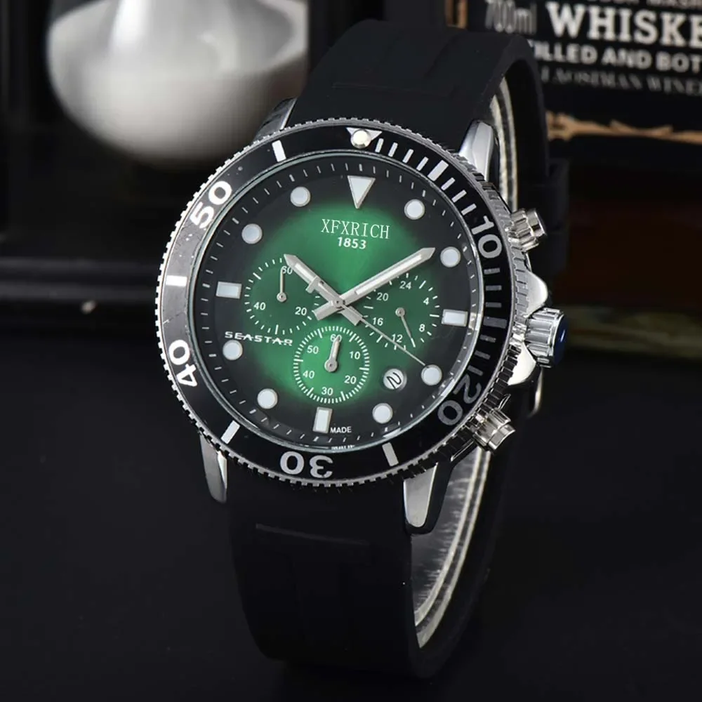 

2023 оригинальные Брендовые Часы для мужчин, Классические многофункциональные автоматические часы с датой, роскошные высококачественные часы с хронографом AAA