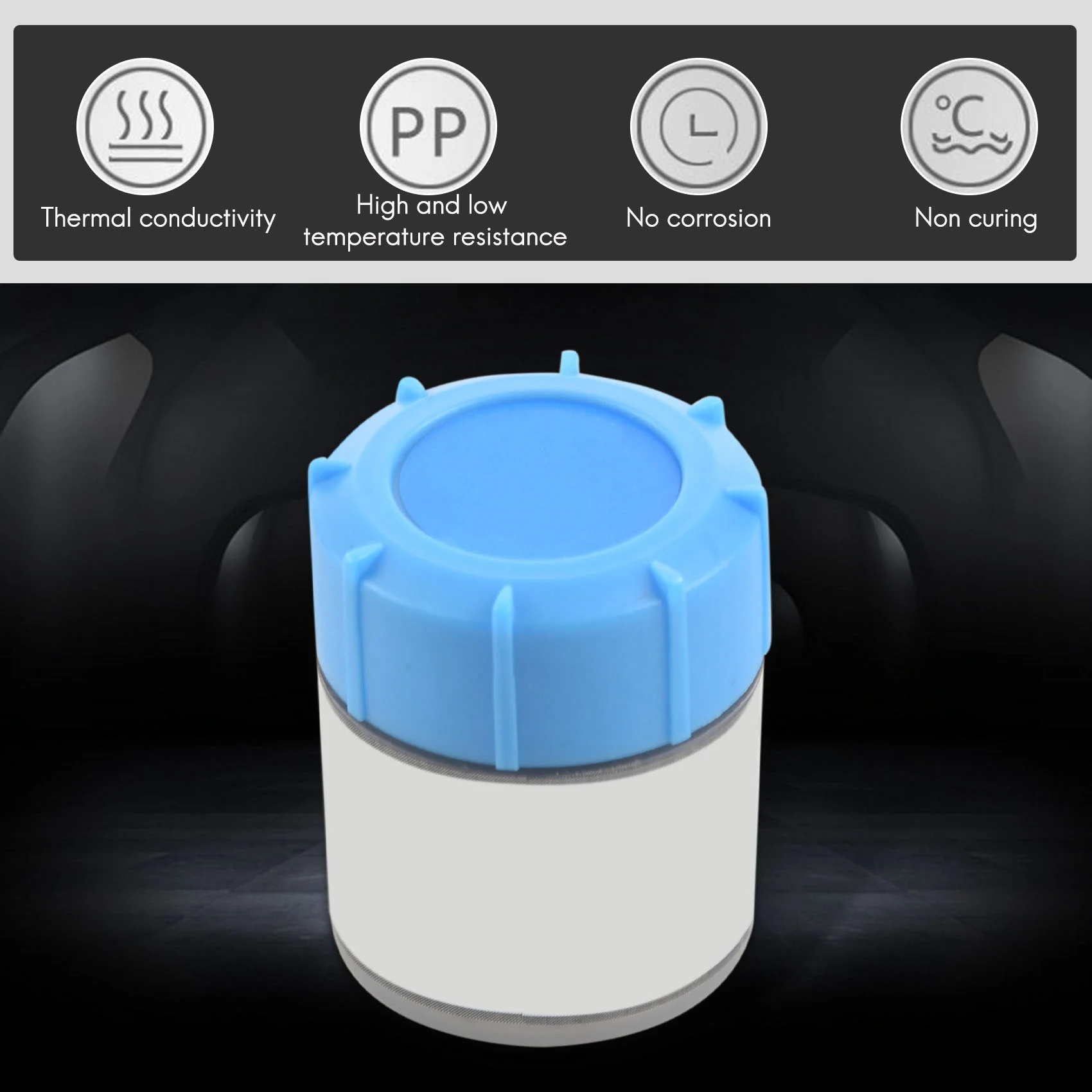 Серебристая термопаста 20 г смесь для охлаждения чипсета процессора GPU HY710