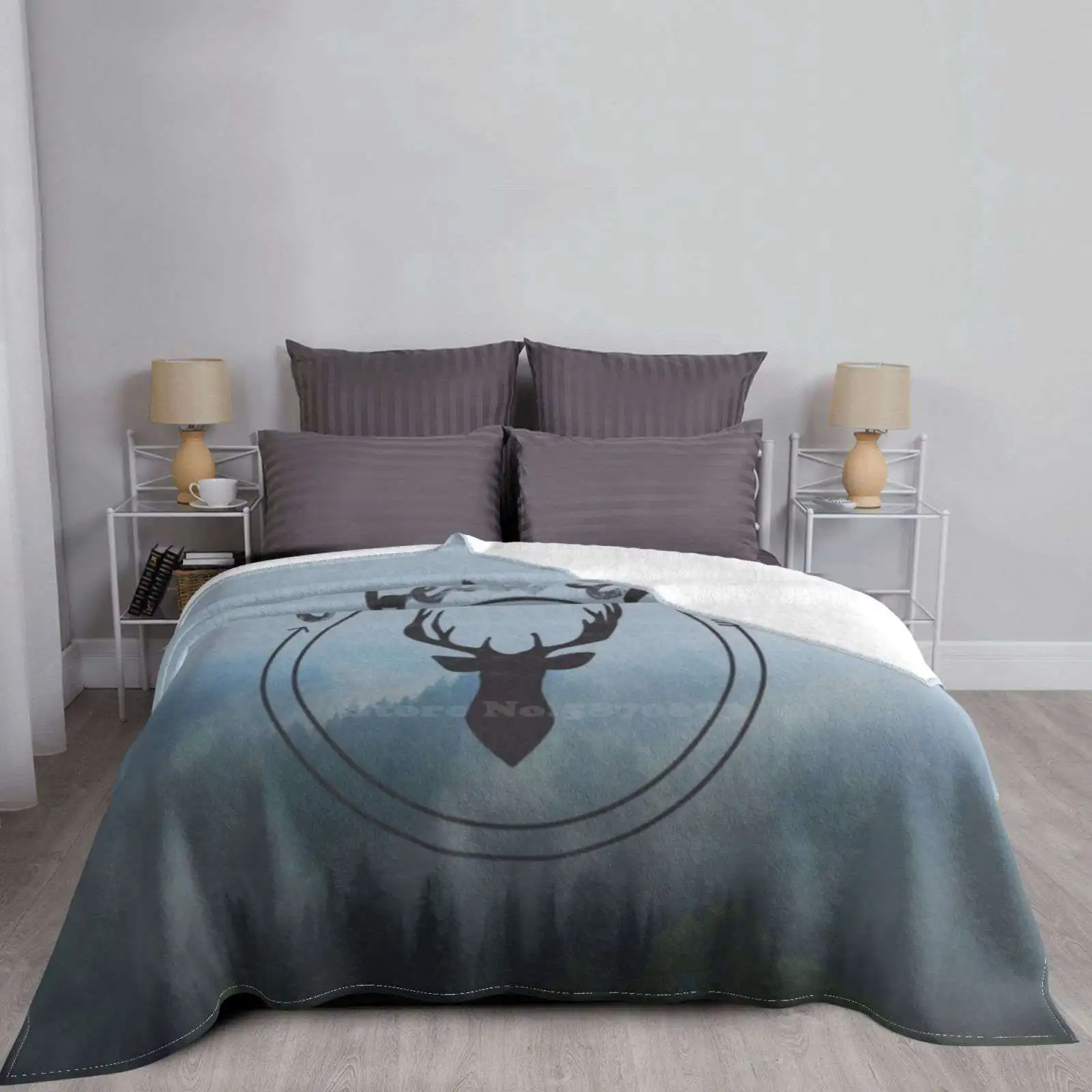 Логотип The Raven Cycle-Cabeswater (Lods) Модное мягкое теплое одеяло Графический дизайн