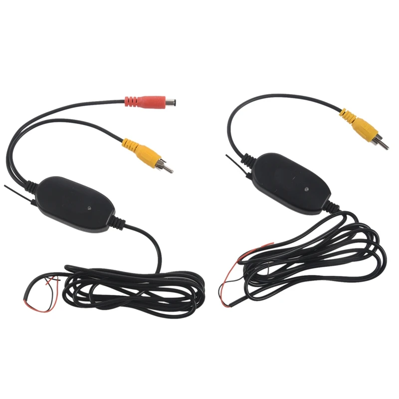 

2.4GHZ RCA Wireless Video Transmitter Receiver Kit Set For Car Rearview Backup Camera Monitor DVD Player GPS