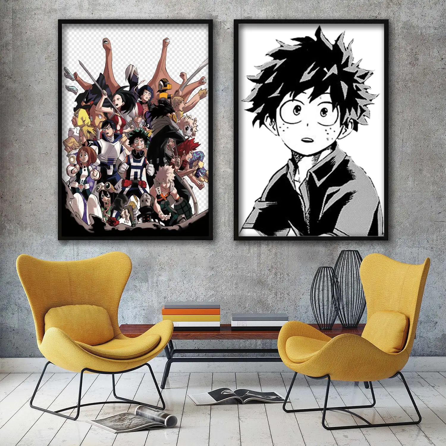 

boku no hero academia cartoon Decorative Painting Canvas 24x36 Poster Wall Art Living Room Posters Bedroom Painting