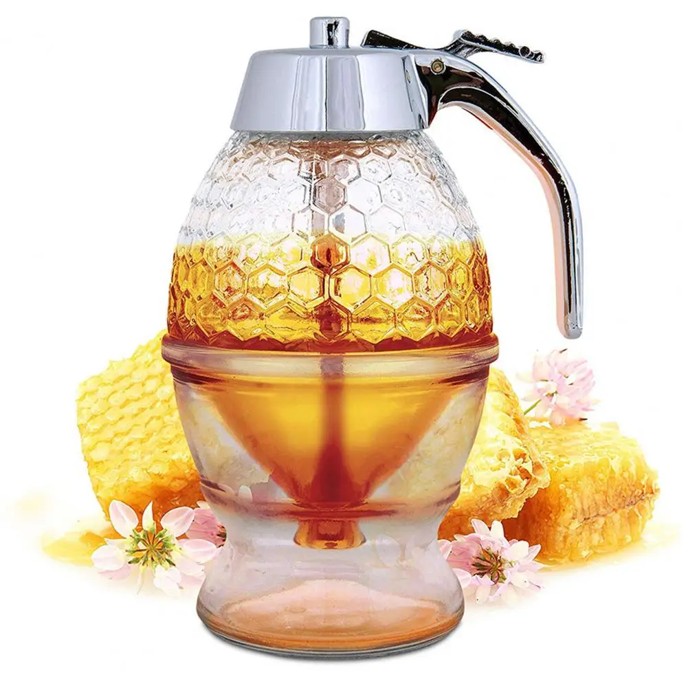 

Honey Dispenser Press Type Sugar Container ABS Honey Syrup Dispenser Container for Home