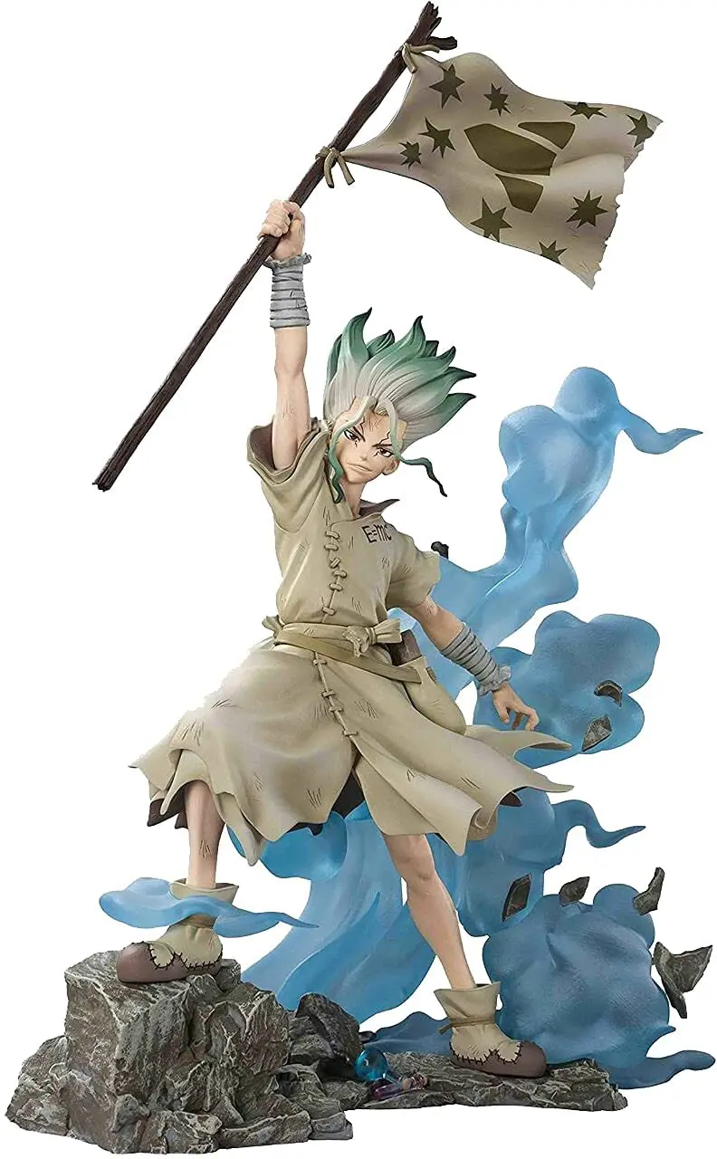 

100% Original: Anime Dr.STONE Ishigami Senkuu 29cm PVC Action Figure Anime Figure Model Toys Figure Collection Doll Gift
