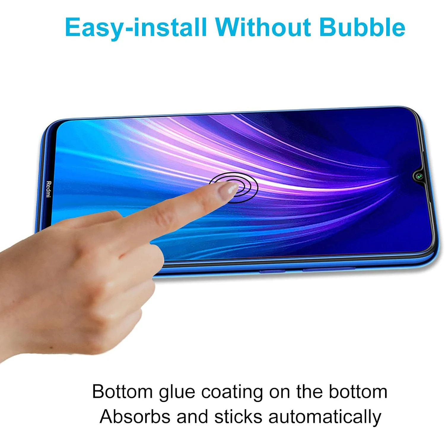 Закаленное защитное стекло для Xiaomi Redmi Note 8