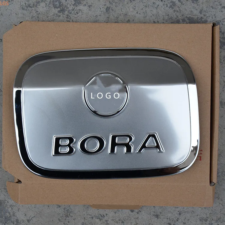 

For Volkswagen Bora 2008-2019 High-quality stainless Fuel tank cover decoration Patch Anti-scratch protection car accessories Q