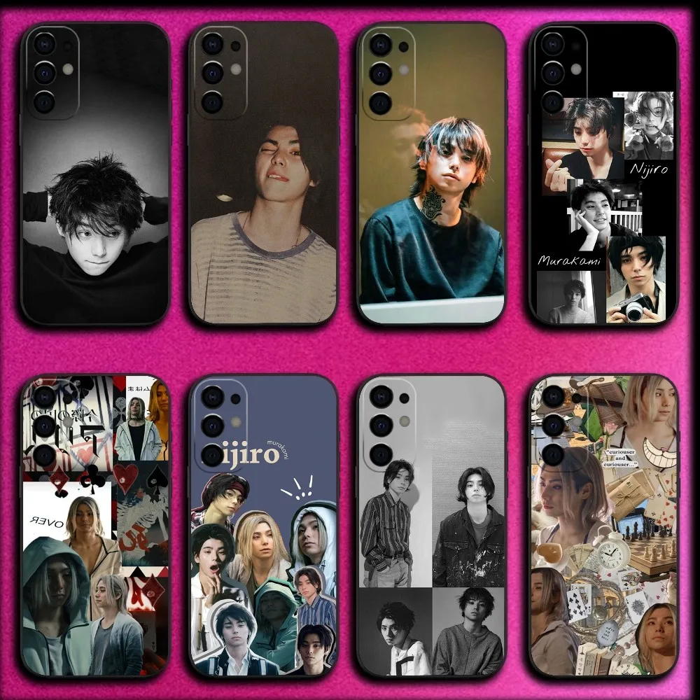 Чехол для телефона Actor N-Nijiro Murakami Samsung S25 S24 S21 S22 S23 S30 Ultra S20 Plus Fe Lite Note 10 9 5G черный