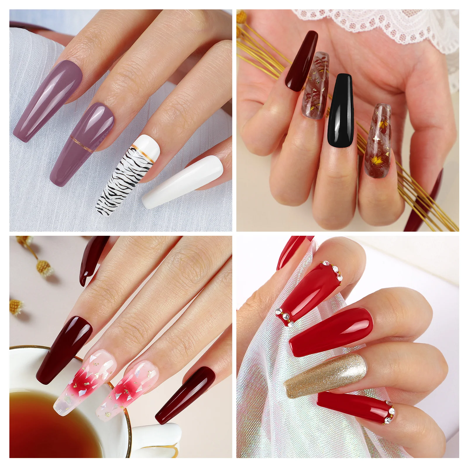 COSCELIA набор гель-лаков для ногтей Nail Art Гель-Лаки 40 цветов отмачиваемый лак