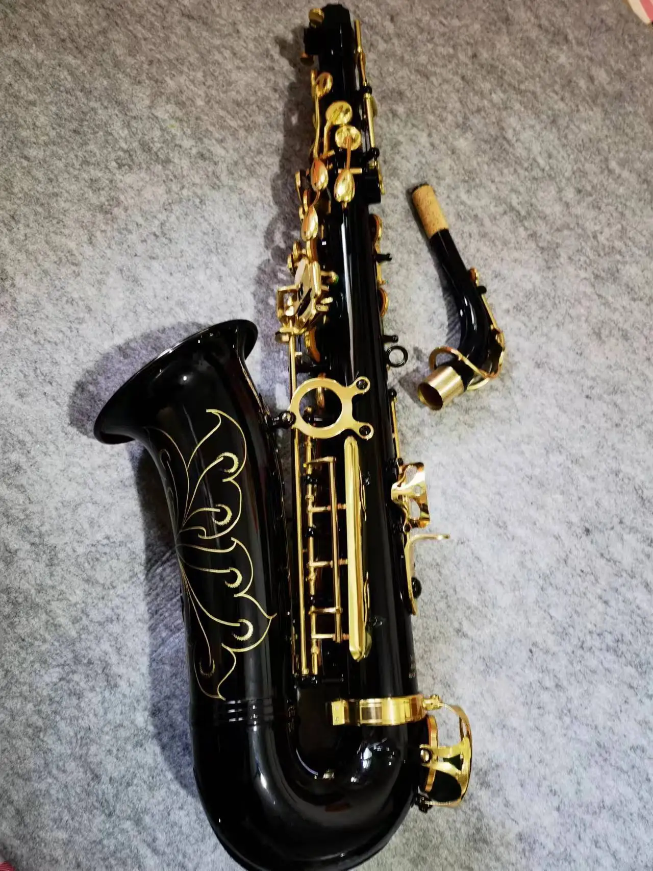 Новое поступление яркий высококачественный альт-саксофон Eb Sax Черное золото