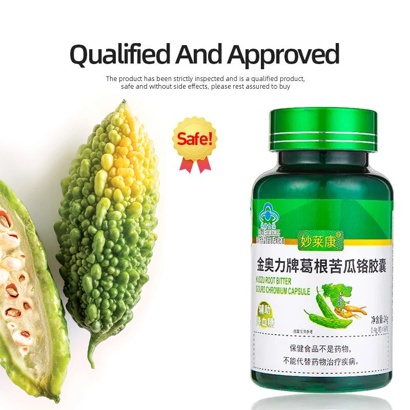 

Blood Glucose Diabetes Treatment Diabetic High Sugar Control Balance Cfda Approve Bitter Melon Capsule Non-Gmo 60 Pills