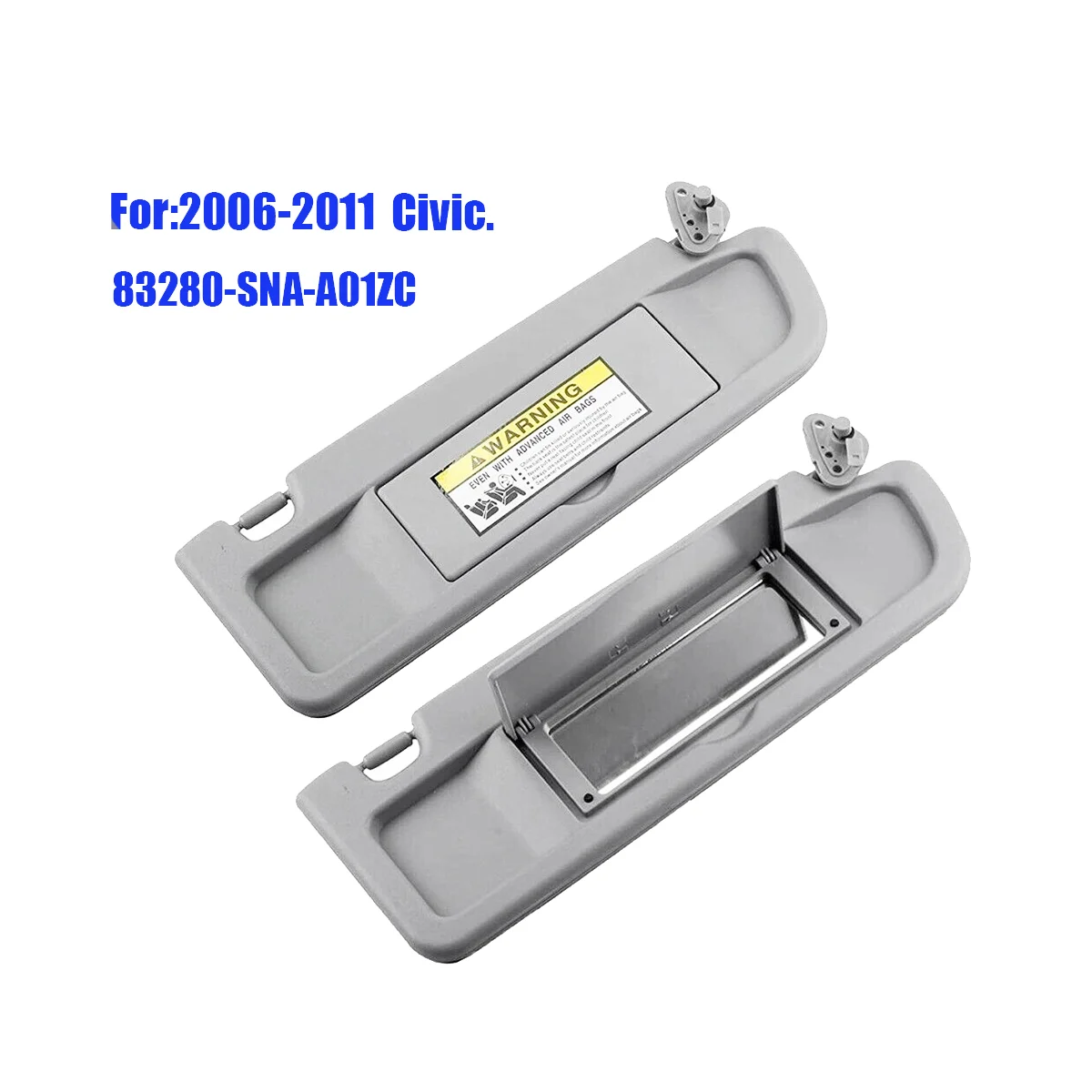 83280-SNA-A01ZC левый водитель солнцезащитный козырек для Honda Civic 2006-2011 автомобильное