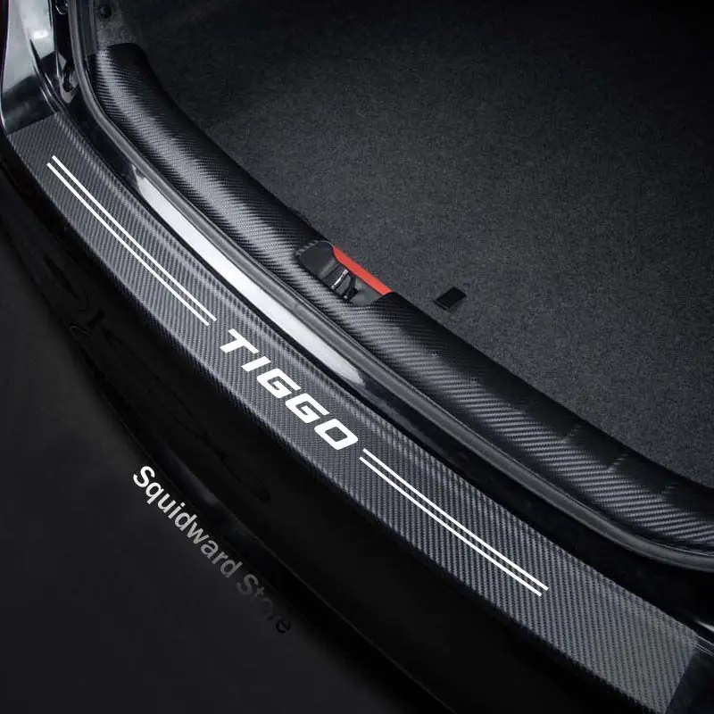 

1pc car trunk decorative protective stickers Bumper decoration modification For CHERY TIGGO 3 4 5 7 PRO 8 stickers Accessories