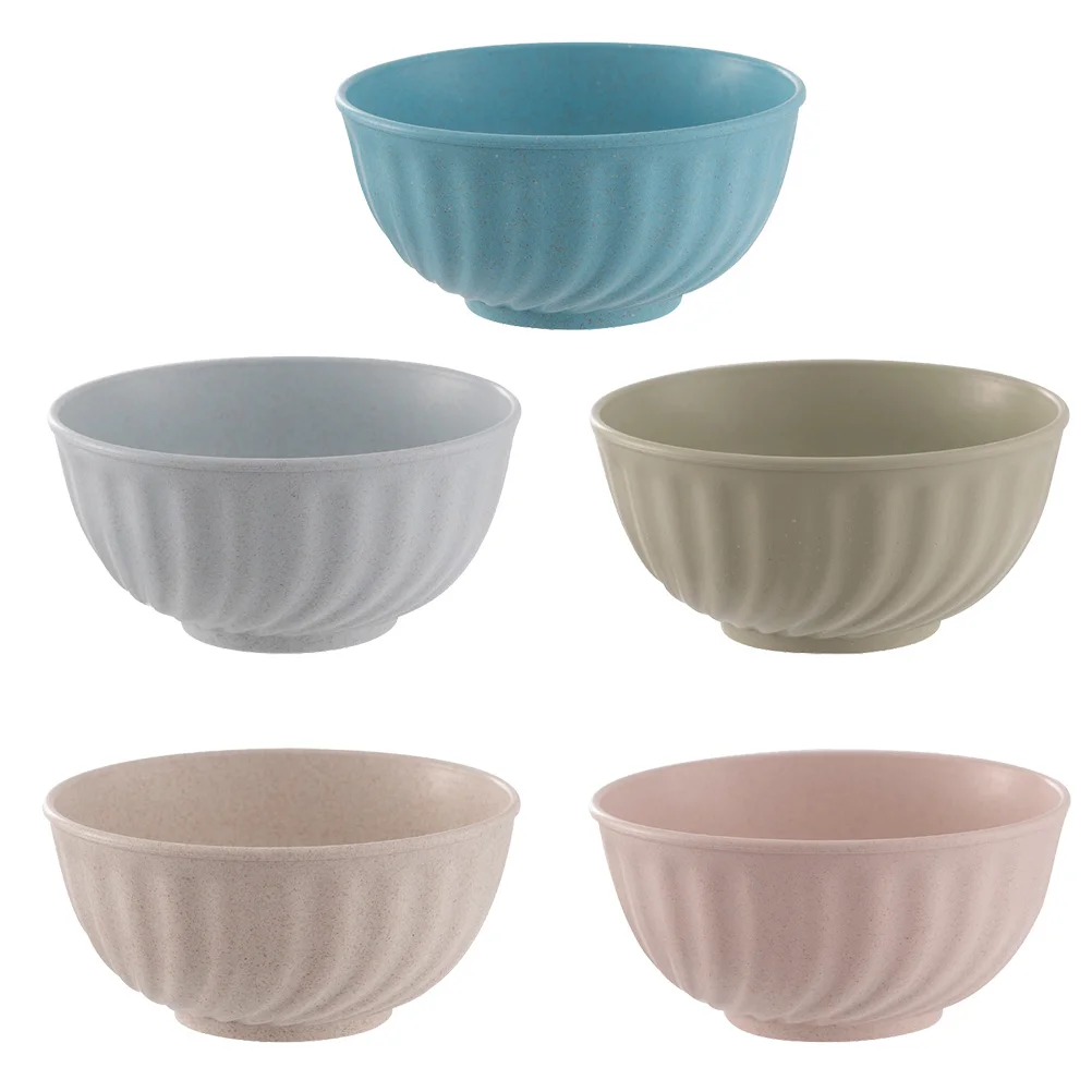 

5pcs Novel Reusable Lightweight Salad Bowls for Restaurant Hotel