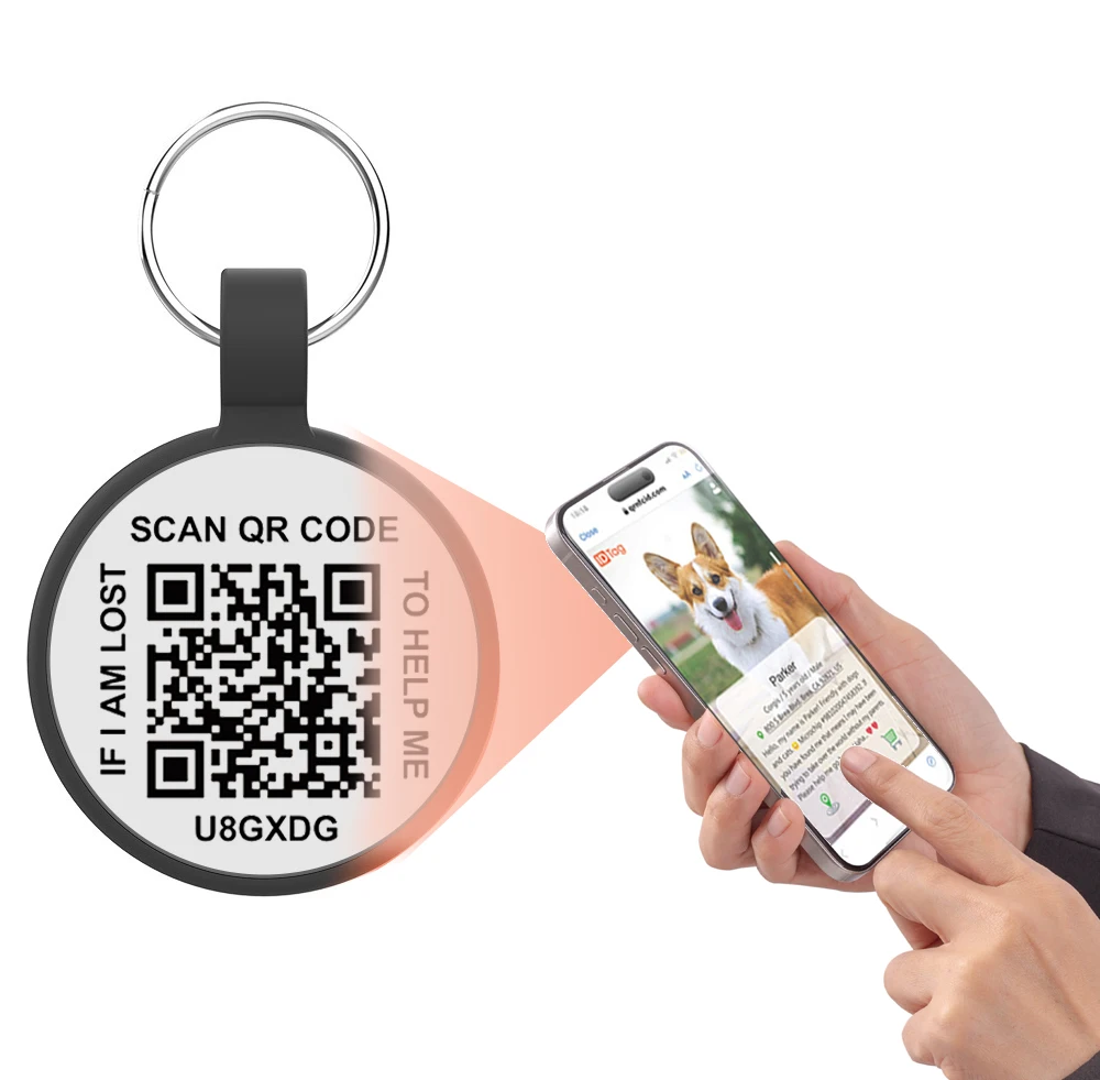 Qr-код принадлежности для собак QR-метка бирки домашних животных нет подписки