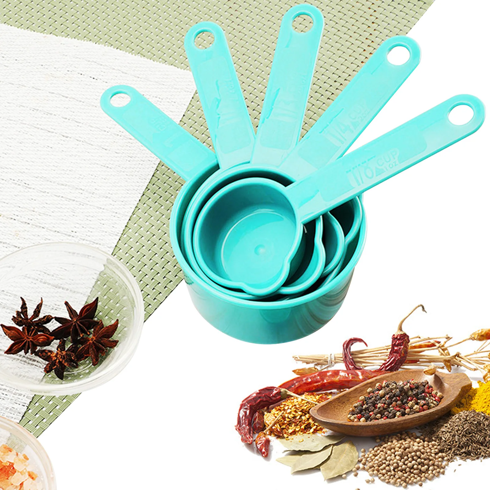 

Измерительная ложка и искусственное устройство, искусственная формула, фотография, набор из 5 весов