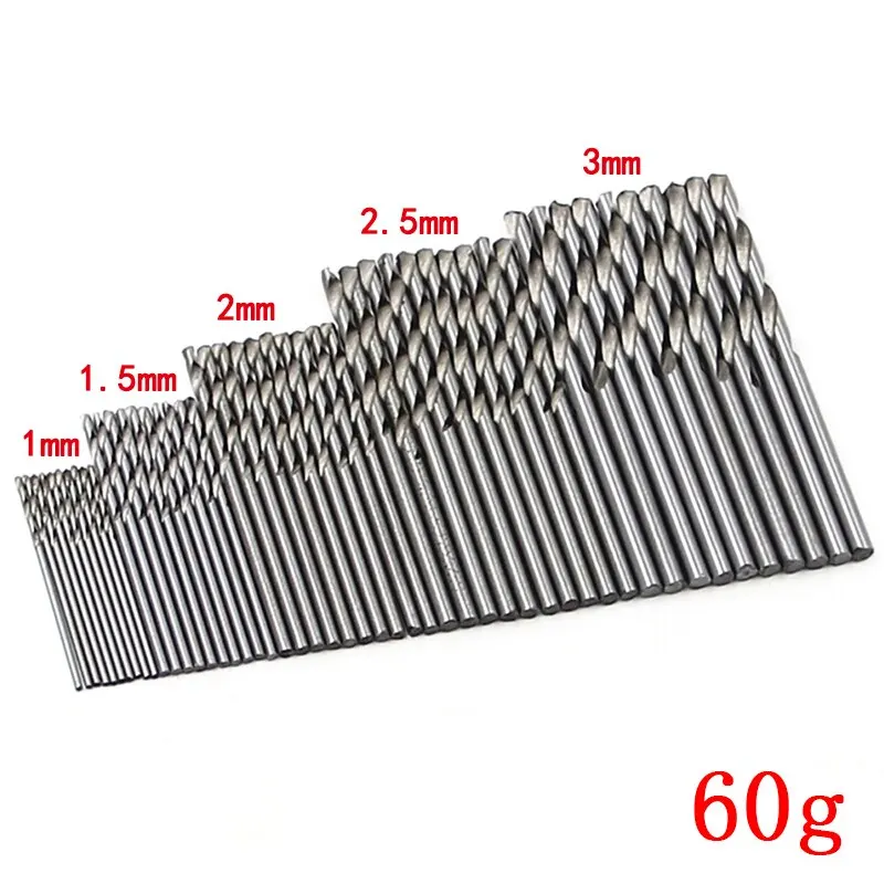 

Спиральные сверла из высокоскоростной стали 50 шт.