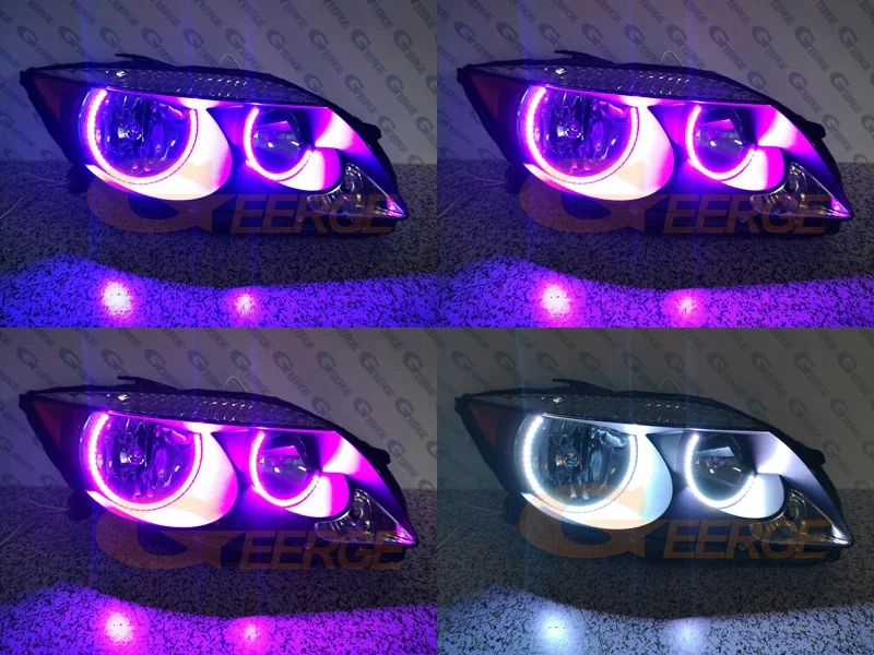 Для Scion TC 2005 2006 2007 Bluetooth APP ультра яркий многоцветный RGB светодиодный комплект «ангельские глазки» кольца Halo (art.: 3920d2fb779e7) - 3920d2fb779e7