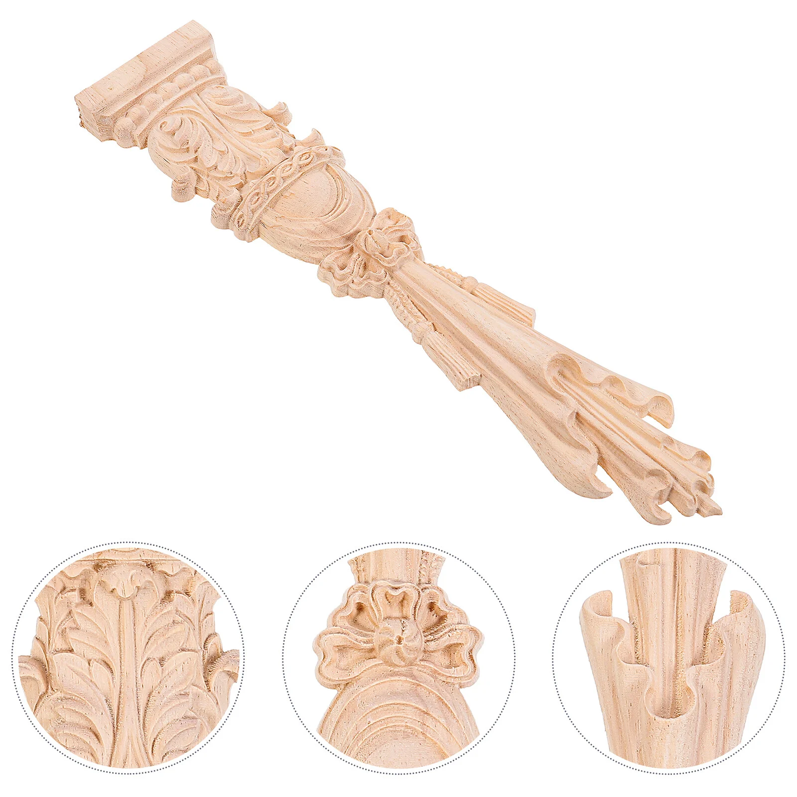 

Engraved Fireplace Decal Unpainted Appliques Furniture Decor Retro Wooden Decals