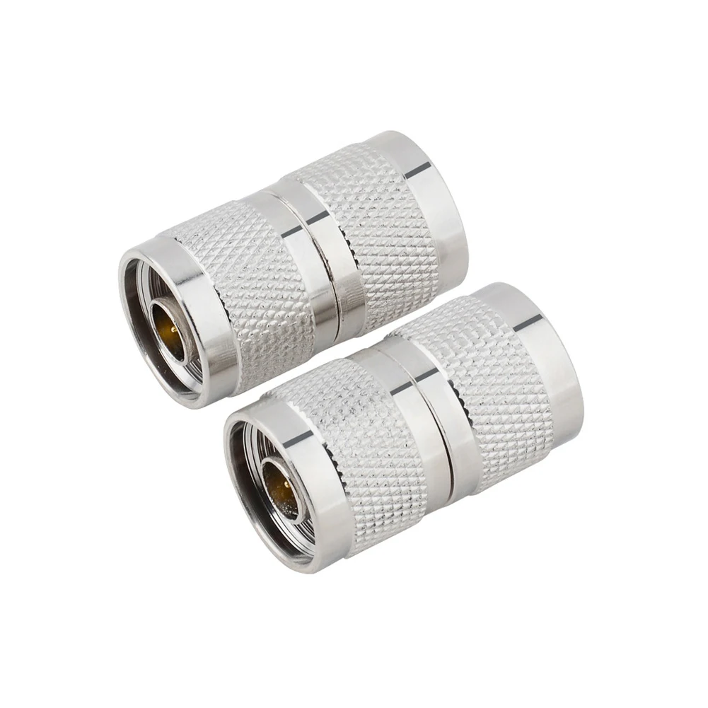 

2PCS N Male Plug to N Male Plug Straight RF Coaxial Connector Adapter Pure Copper Core Double N-JJ Male Adapter