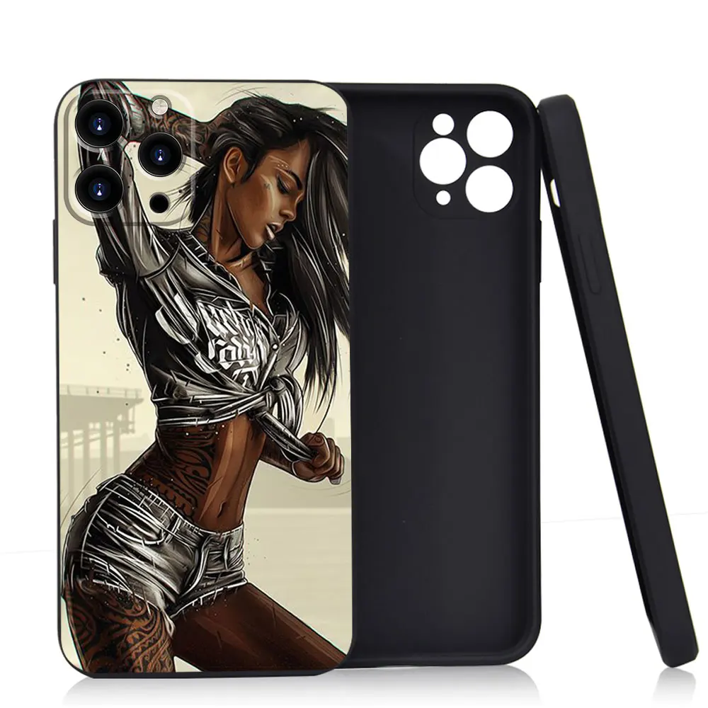 phone cover for apple iphone 12 8 plus 11 14 13 pro max x 7 xr xs se2 mini se 6s capinha official hot sexy sleeve tattoo girl free global shipping