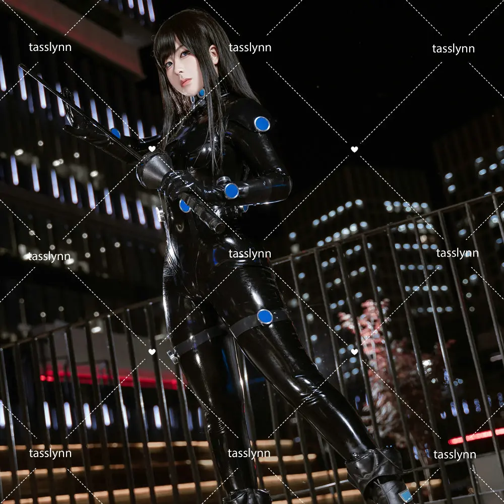 Костюм для косплея GANTZ Shimohira Reika, костюмы, женское черное латексное боди, наряды на Хэллоуин, сексуальные латексные комбинезоны, костюм зентай Костюм для косплея GANTZ Shimohira Reika, костюмы, женское черное латексное боди, наряды на Хэллоуин, сексуальные латексные комбинезоны, костюм зентай