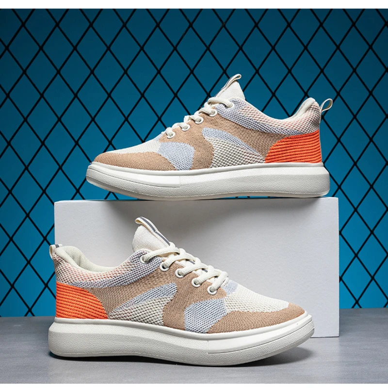 New Flats Shoes Skateboarding Shoes Unisex Breathable Sneakers Fashion Trend Casual Comfortable Shoes Students Boy Girl