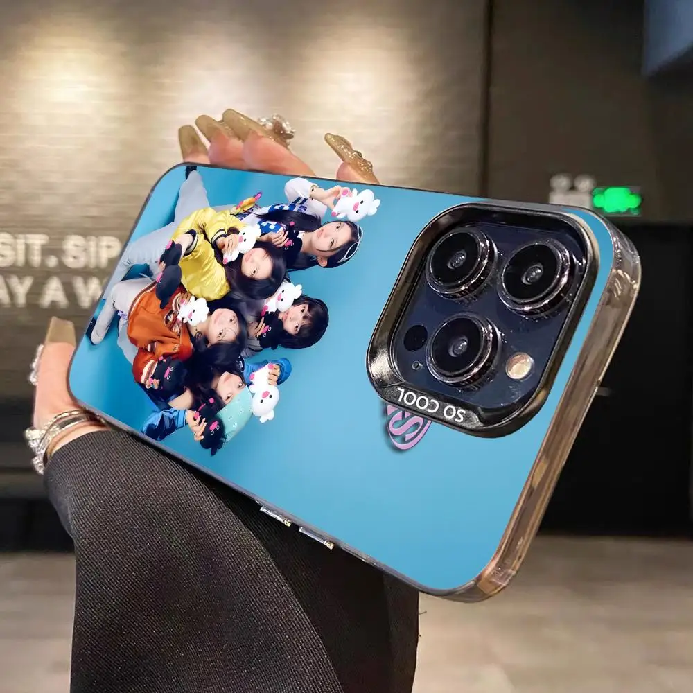 Чехол для мобильного телефона KPOP Jeans iPhone 16 15 14 13 12 11 X XR XS 8 7 Pro Max Plus цветной