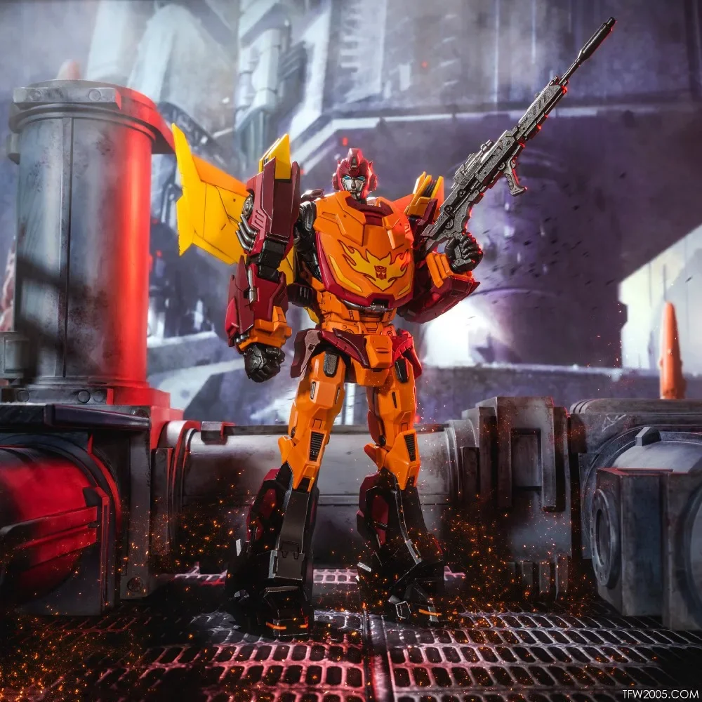 В наличии Трансформер ThreeZero 3A G1 MDLX Rodimus Prime Hot Rod высококачественные экшн-фигурки