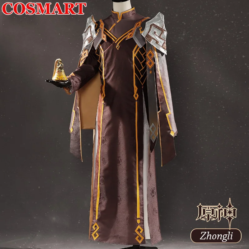 

COSMART Genshin Impact Zhongli Ancient Style Game Suit Uniforms Cosplay Costume Halloween Carnival Party Outfit New 2023