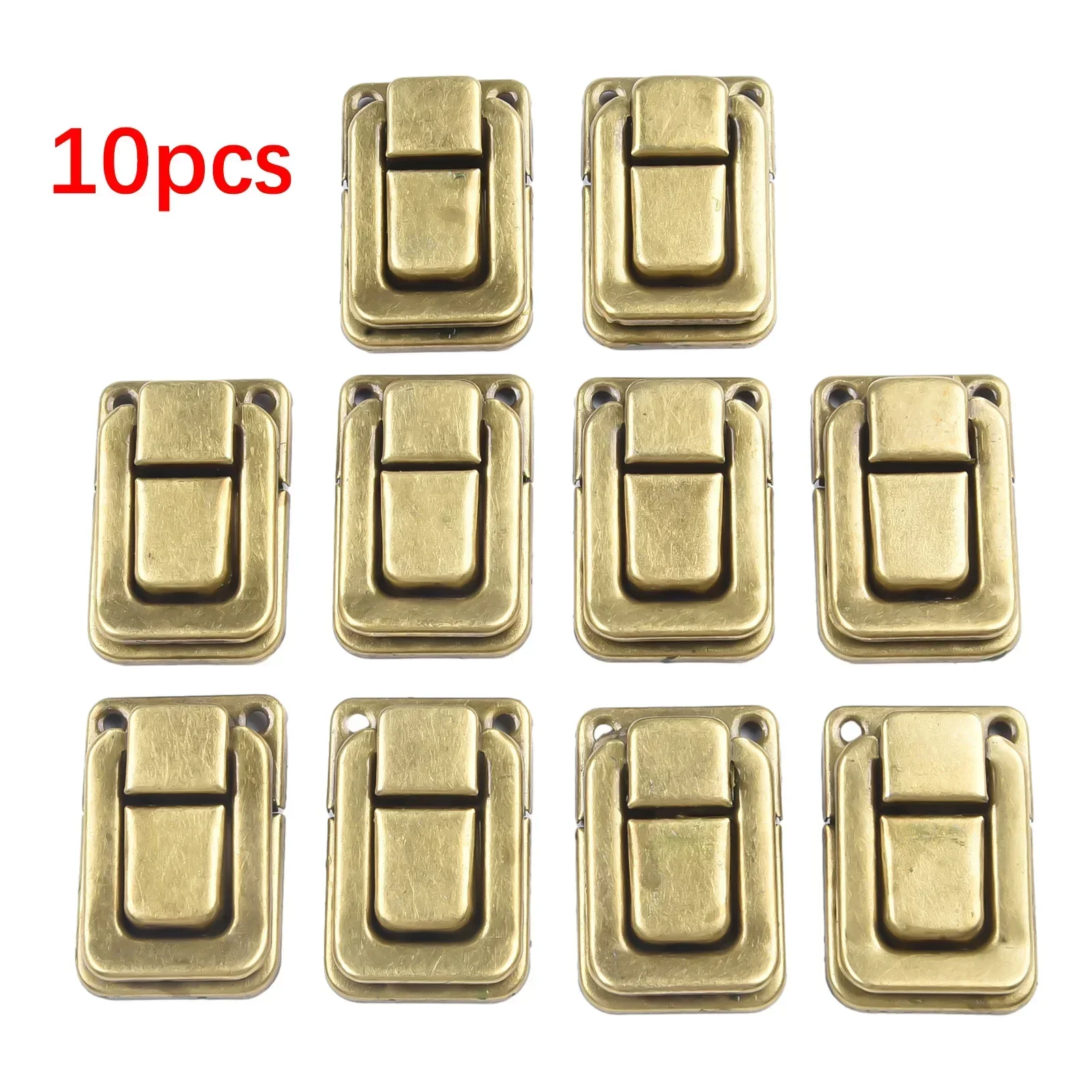 

10 шт. антикварный замок, металлическая защелка, шкатулка для драгоценностей, декоративный навесной замок, винтажная деревянная защелка, пряжка, корпусная мебельная фурнитура