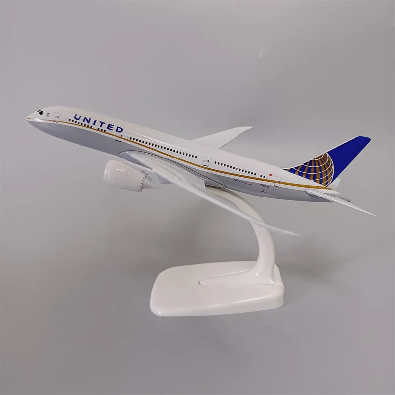

Модель самолета из металлического сплава США, авиакомпании UNITED Airlines B787, модель самолета UNITED, модель самолета Боинг 787 дыхательных путей, под...
