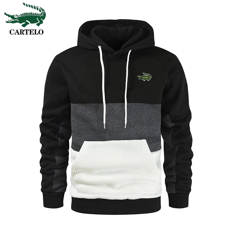 

Brand Spring and Autumn Large Men's Fashion Casual Hoodie Pattern Embroidered Hoodie Hoodie Long Sleeve Sweatshirt
